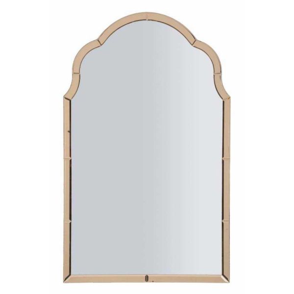 Miroir en MDF rose Tangier