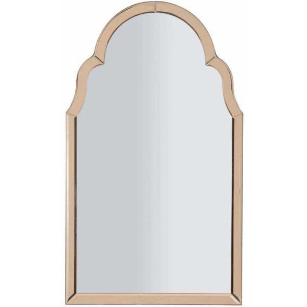 Miroir en MDF rose Tangier