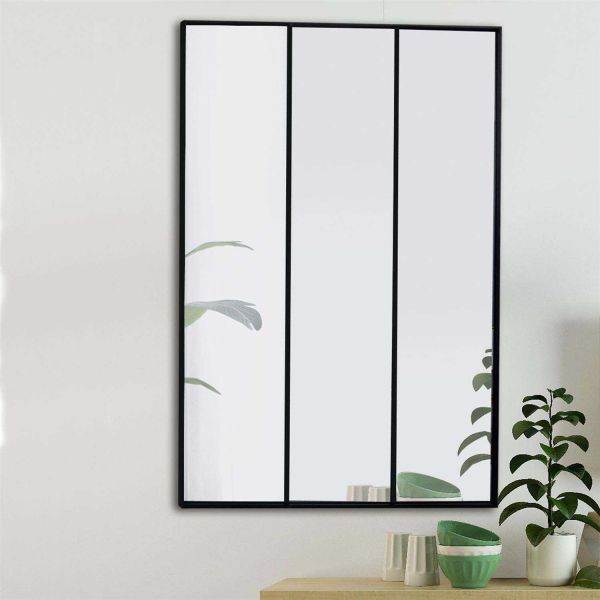 Miroir atelier en métal et verre XL - 5