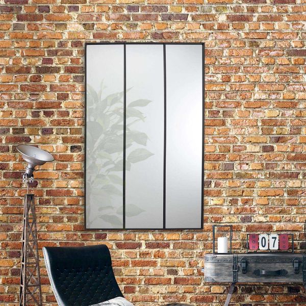 Miroir atelier en métal et verre XL - 7