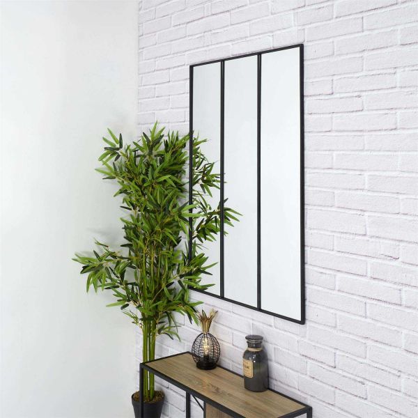 Miroir atelier en métal et verre XL - THE HOME DECO FACTORY