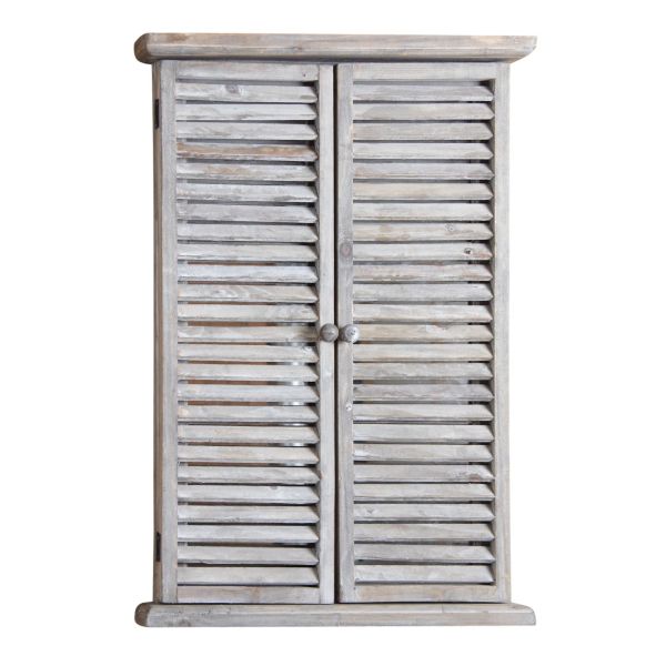 Miroir en bois teinté vieilli - AUB-4253