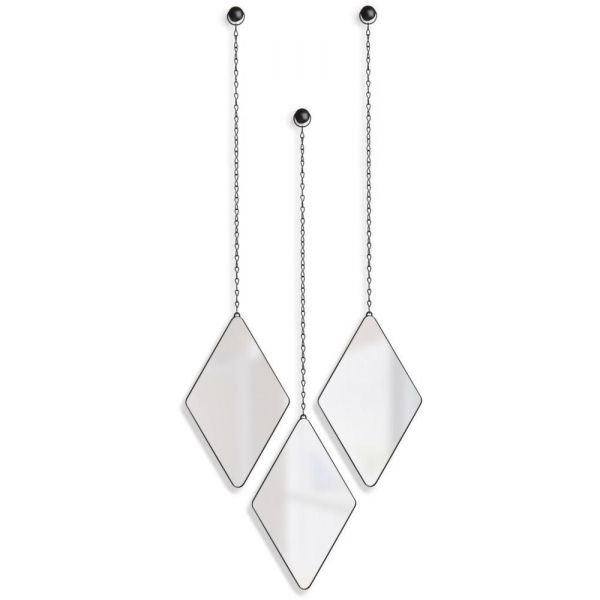 Miroir design suspendu Dima (Lot de 3) - 58,90
