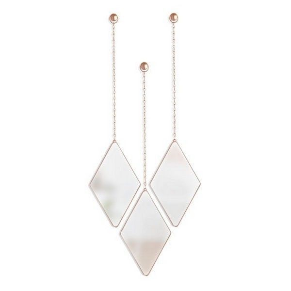 Miroir design suspendu Dima (Lot de 3) - 58,90
