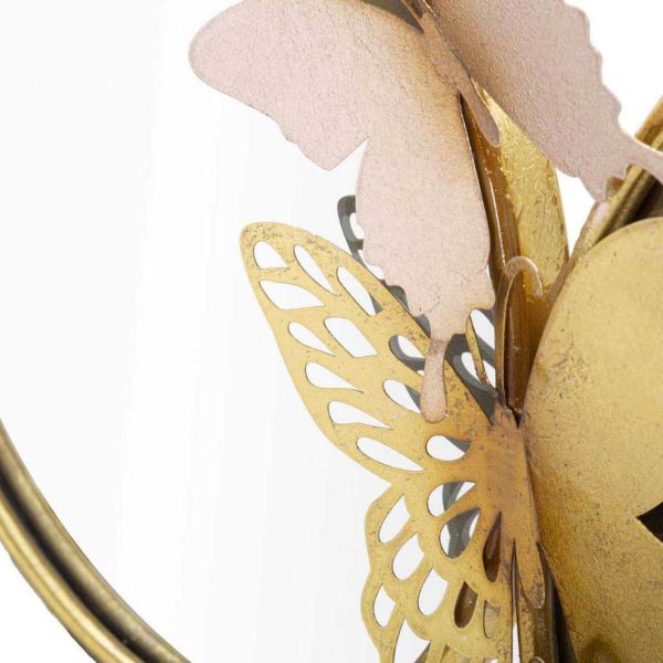 Miroir double avec papillons en métal Farfalle 81 x 3 x 52.5 cm - 6