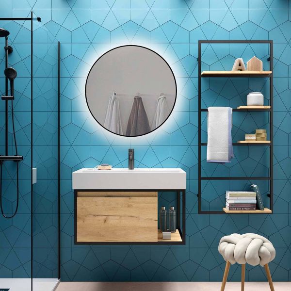 Miroir avec éclairage décoratif à led Zeus - 6