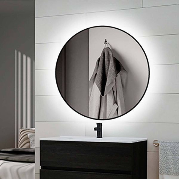 Miroir avec éclairage décoratif à led Zeus - EMUCA