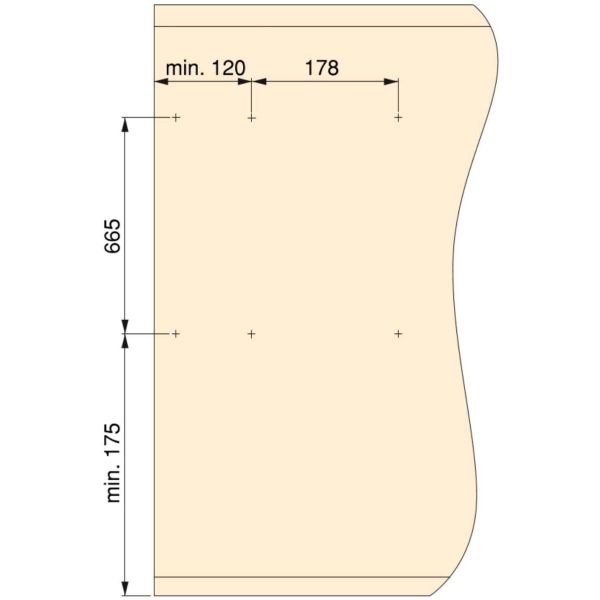 Miroir extractible pour l'intérieur de l'armoire - 109