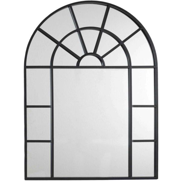 Miroir fenêtre en métal 60 x 80 cm