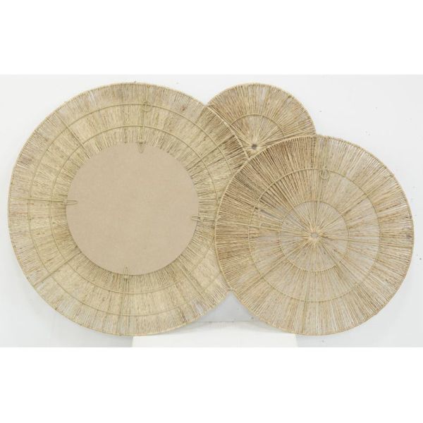 Décoration murale et miroir en jute - 109