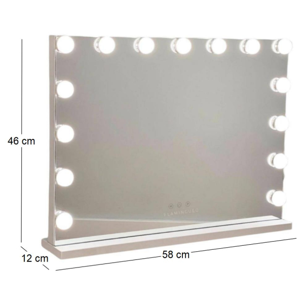 Miroir avec 15 led intégrées Kim - 8