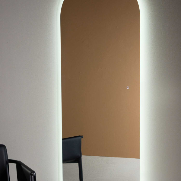 Miroir lumineux en aluminium Skeppsvik 70 x 185 cm - 8