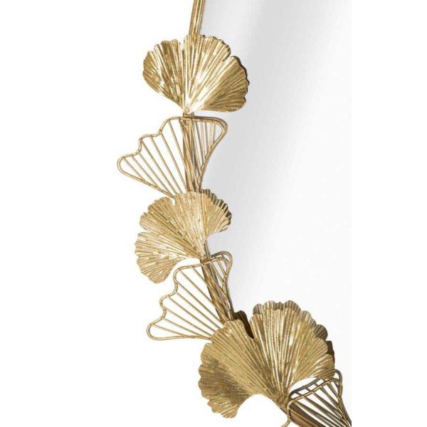Miroir en métal Little Leaf 61.5 x 3 x 78 cm - 83,90