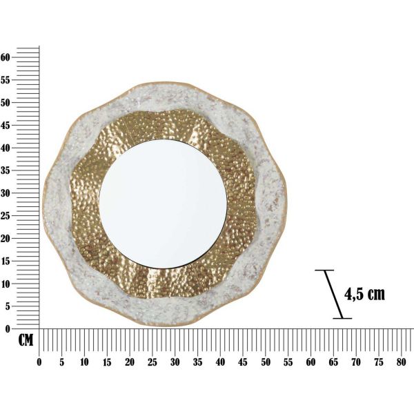 Miroir en métal Da Muro Shai 54.5 x 4.5 cm - MAU-0144