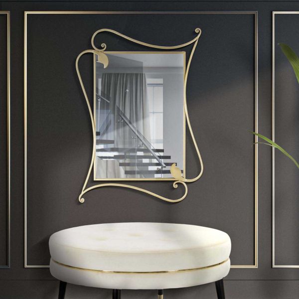 Miroir en métal Petal 80 x 4 x 110 cm - MAURO FERRETTI
