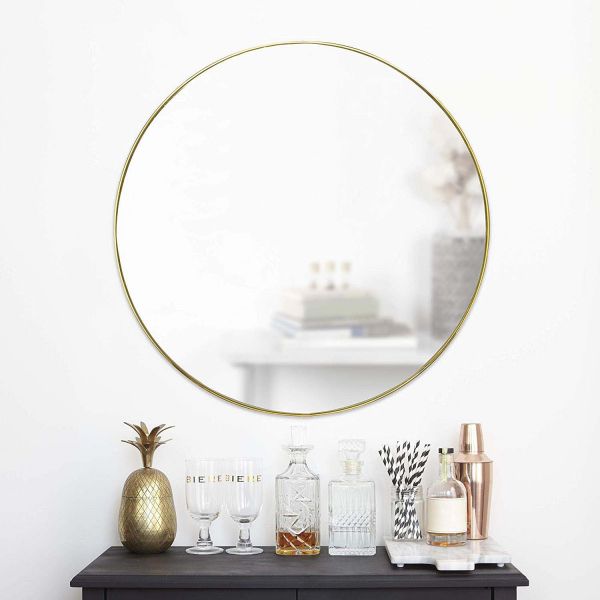 Miroir rond en métal 86 cm Hubba - 8