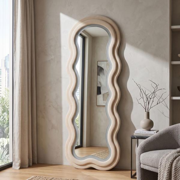 Miroir mural en MDF avec led intégrés Frame 60 x 160 cm - 8