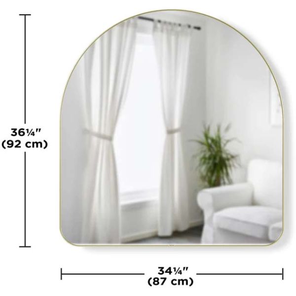 Miroir mural cintré 91 cm Hubba - UMB-0573