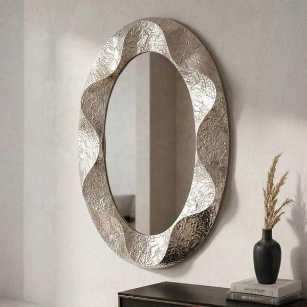 Miroir mural en métal Argelux - MAURO FERRETTI