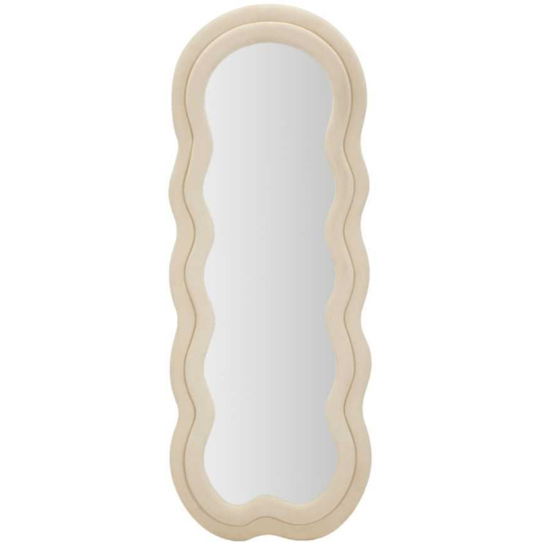 Miroir mural en velours Miki 60 x 4 x 160 cm