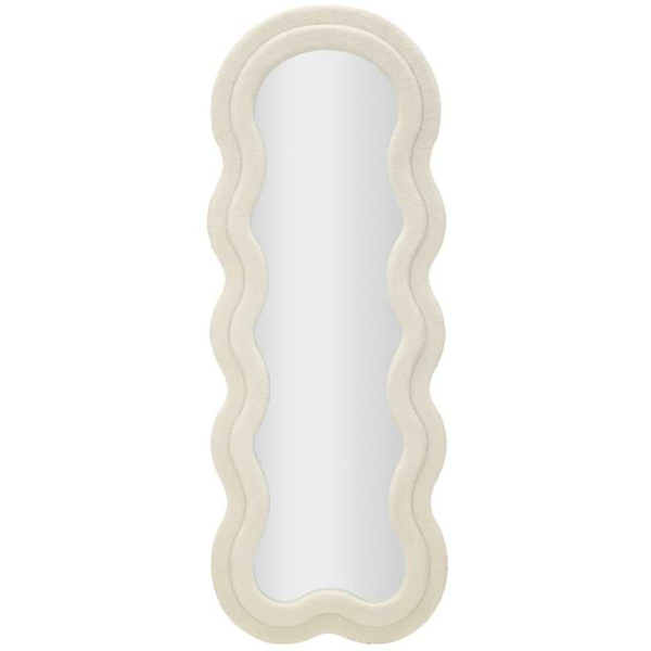 Miroir mural en velours Teddy 60 x 4 x 160 cm
