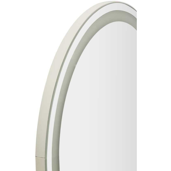 Miroir murale ovale avec bandeau led 3 couleurs 50 x 160 cm - 5