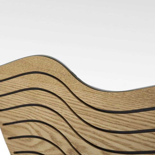 Miroir ovale en mdf Lines 50 x 1.5 x 80 cm - 5