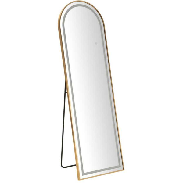 Miroir sur pieds avec bandeau led 3 couleurs Marcia