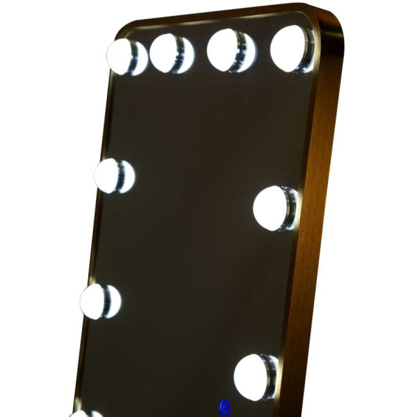 Miroir sur pieds avec led 3 couleurs Hollywood - 7