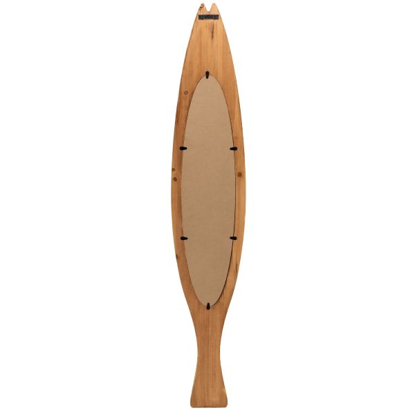 Miroir poisson en bois recyclé - AUB-6685