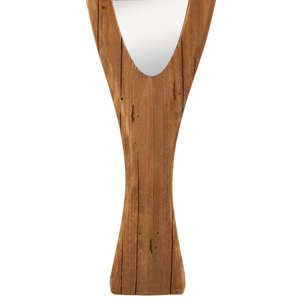 Miroir poisson en bois recyclé - 69,90