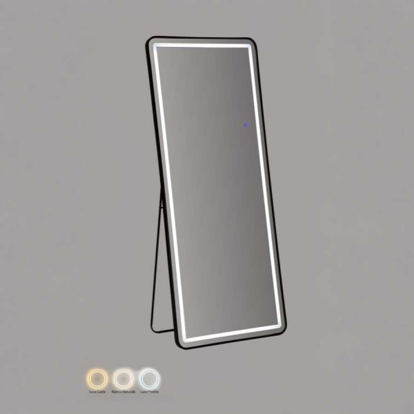 Miroir à poser avec bandeau led Léonie 70 x 170 cm - 7