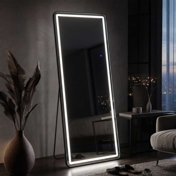 Miroir à poser avec bandeau led Léonie 70 x 170 cm - 8
