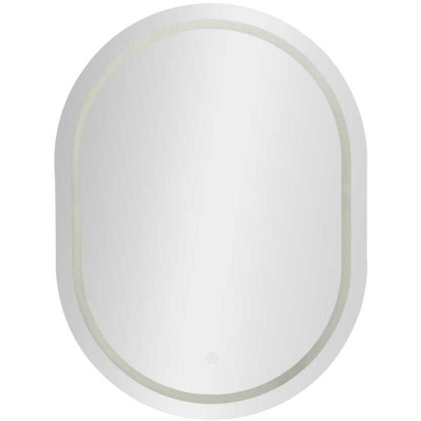 Miroir à poser avec bandeau led 3 couleurs 60 x 3.5 x 80 cm