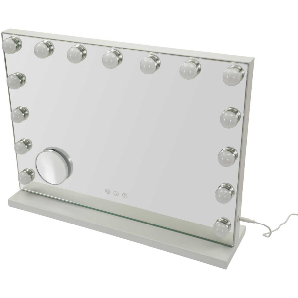 Miroir à poser avec led 3 couleurs Hollywood  55 x 14 x 43 cm - 119