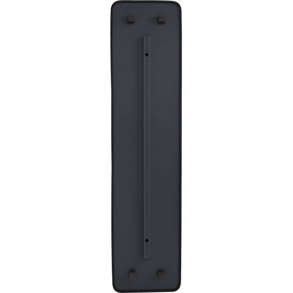 Miroir rectangulaire contour en caoutchouc mat - 5