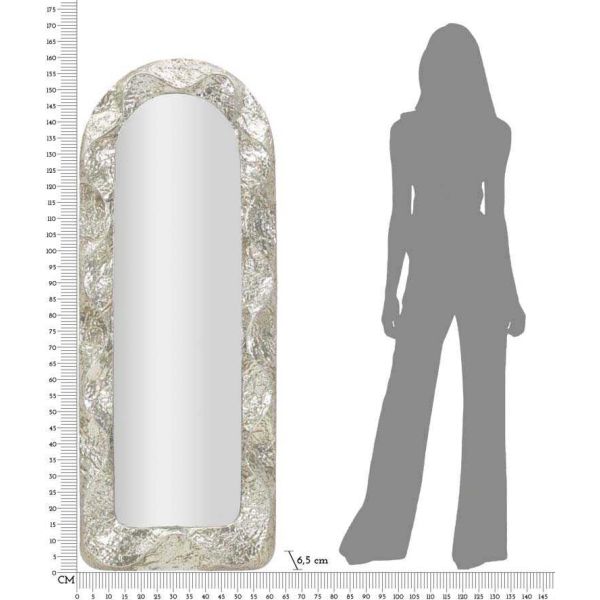 Miroir rectangulaire en métal Argelux - MAU-0636