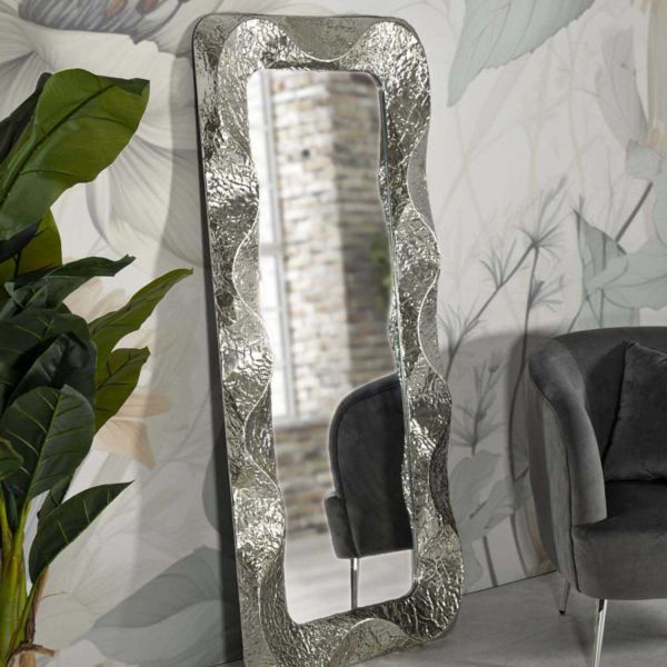 Miroir rectangulaire en métal Argelux - MAURO FERRETTI