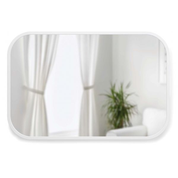 Miroir rectangulaire rebord caoutchouc 61 x 91 cm Hub - 147