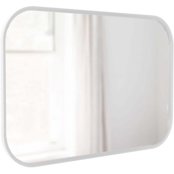 Miroir rectangulaire rebord caoutchouc 61 x 91 cm Hub