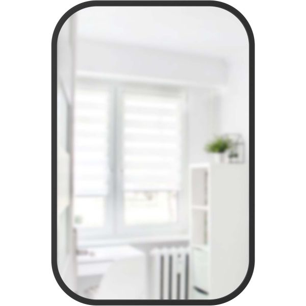 Miroir rectangulaire rebord caoutchouc 61 x 91 cm Hub - 5