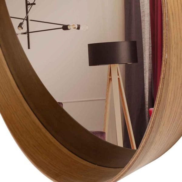 Miroir rond 80 cm Bias - HANAH HOME