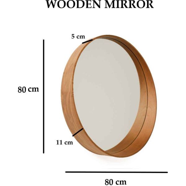 Miroir rond 80 cm Bias - ASI-2704