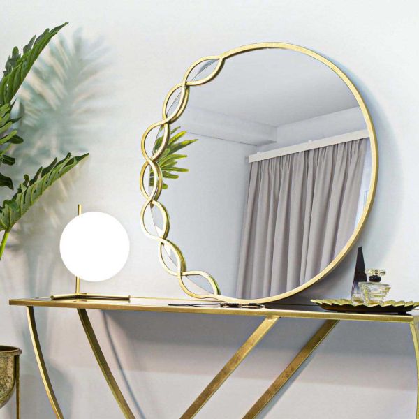 Miroir rond Eleonor 73.5 x 2 x 72 cm - 7