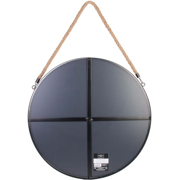 Miroir rond avec anse en jonc 50 cm - CMP-3159