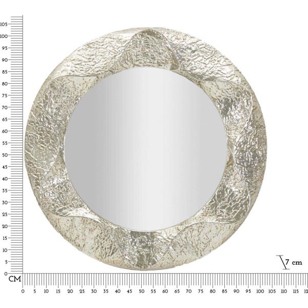 Miroir rond en métal 104 x 7 cm Argelux - MAU-0638