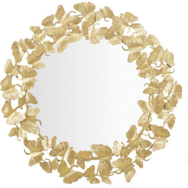 Miroir rond en métal Fogle 87 x 2.5 cm - 6