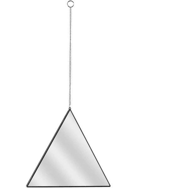 Miroir suspendu Triangle noir Louxor (Lot de 3) - CMP-4756