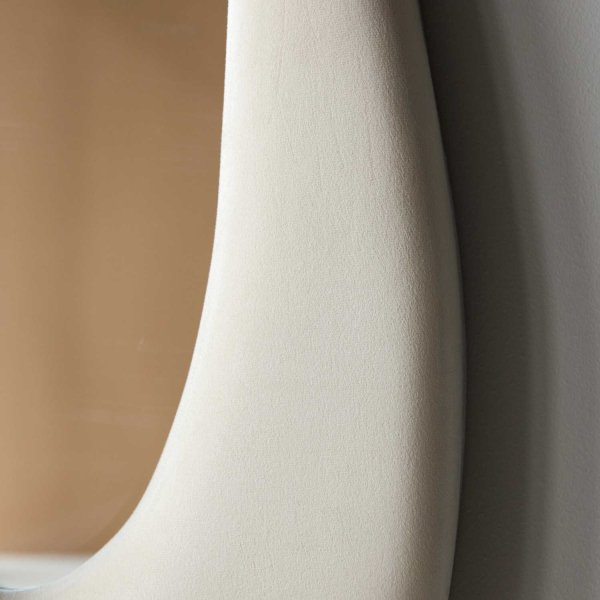 Miroir en tissu beige Louisville 66 x 185 cm - 7