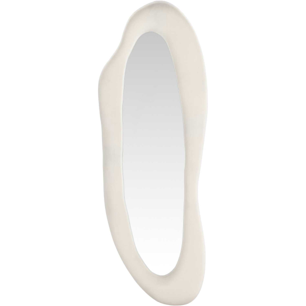 Miroir en tissu beige Louisville 66 x 185 cm